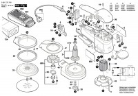 Bosch 3 601 C72 7A0 Gex 150 Ac Random Orbital Sander 230 V / Eu Spare Parts